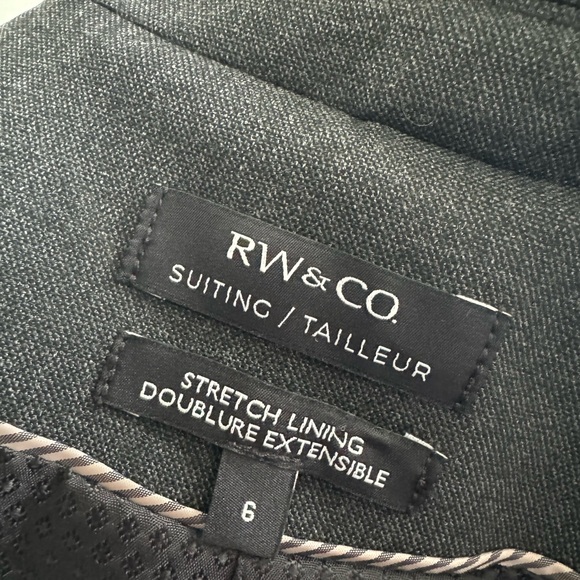 RW & Co. Ladies Blazer. Dark Grey - Picture 3 of 3